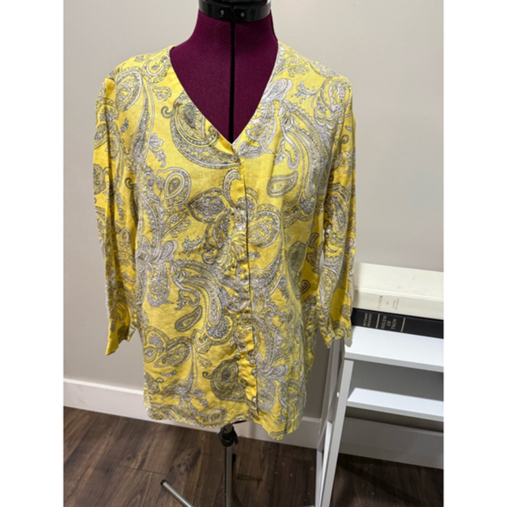 🌟SALE Charter Club Linen Shirt Medium